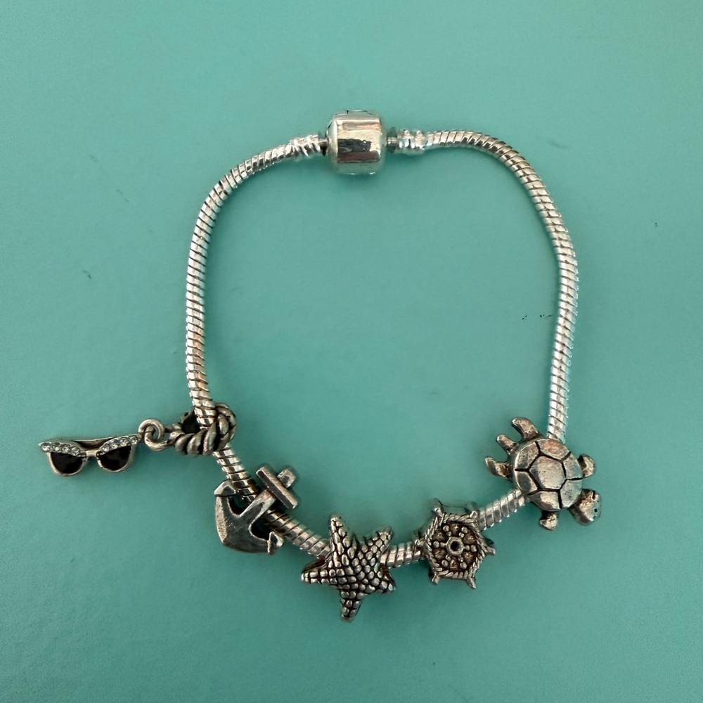 Bracelet with Nautical Charms New